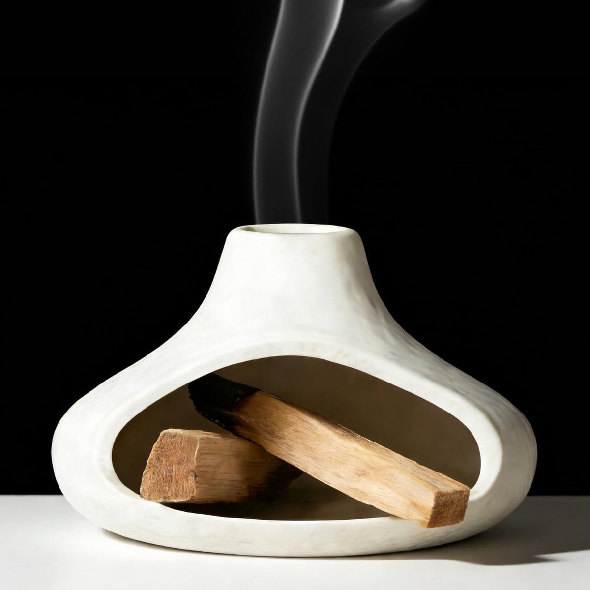 Omgoods Keramische Wierookhouder met Schoorsteenontwerp voor Meditatie