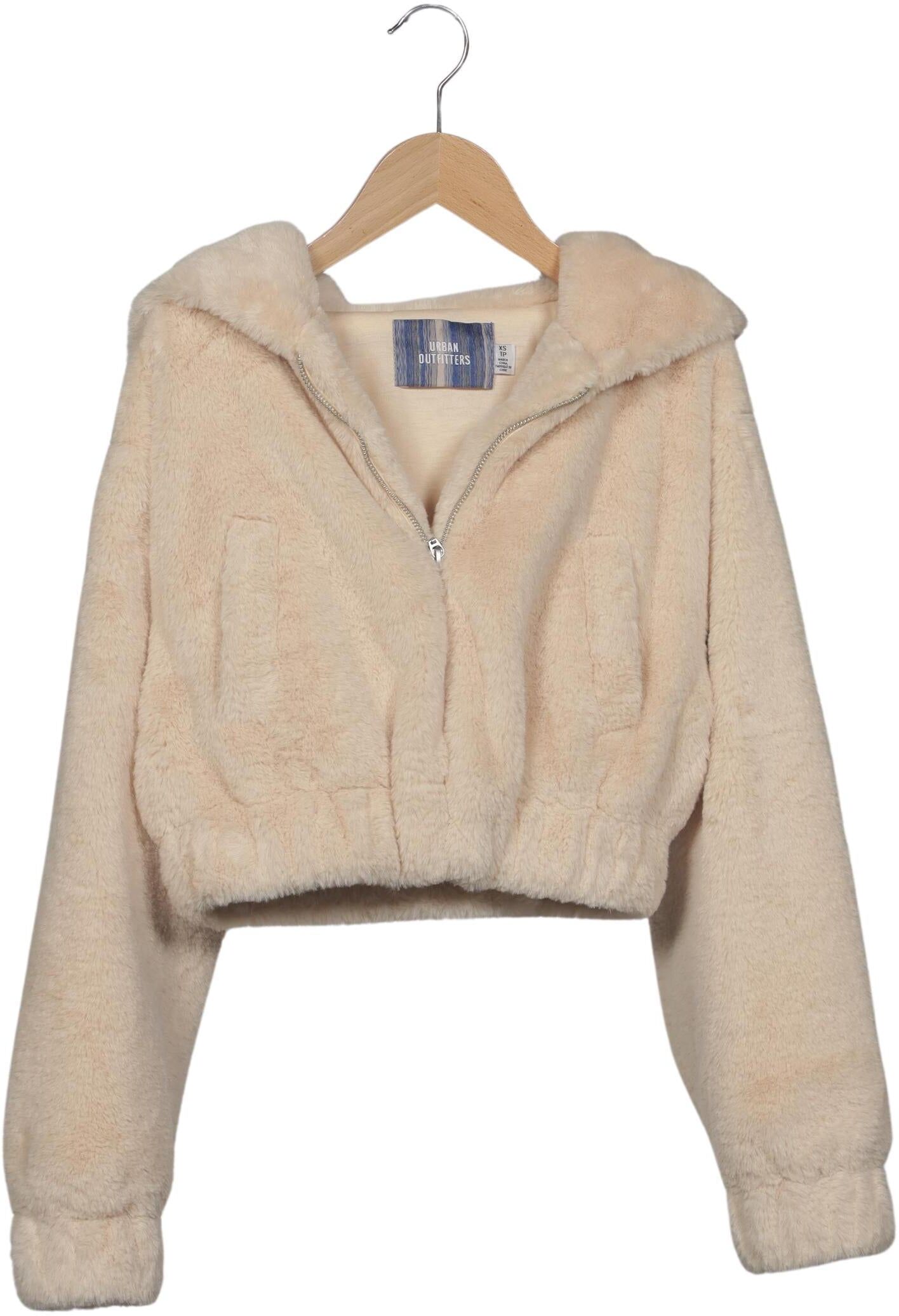 Urban Outfitters Damen Jacke, Beige, Gr. XS, Synthetik - Second Hand