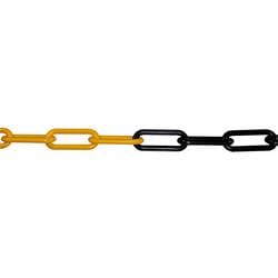 DEHN 700113 Absperrkette Gelb/Schwarz 10 m