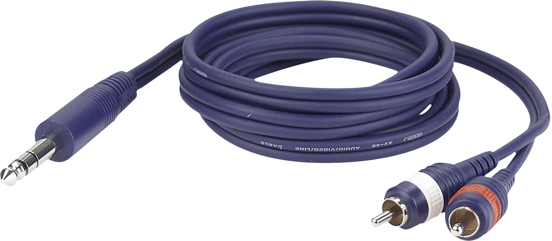 DAP Audio Fl35 – Stereo-Klinkenstecker Auf 2 Cinch-Stecker L/r, 6 M