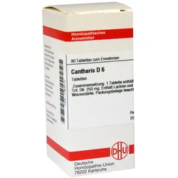 Cantharis D 6 Tabletten 80 St