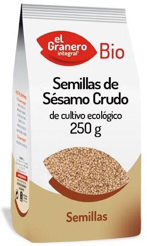 El Granero Integral Semillas de sésamo crudo 250 gramos