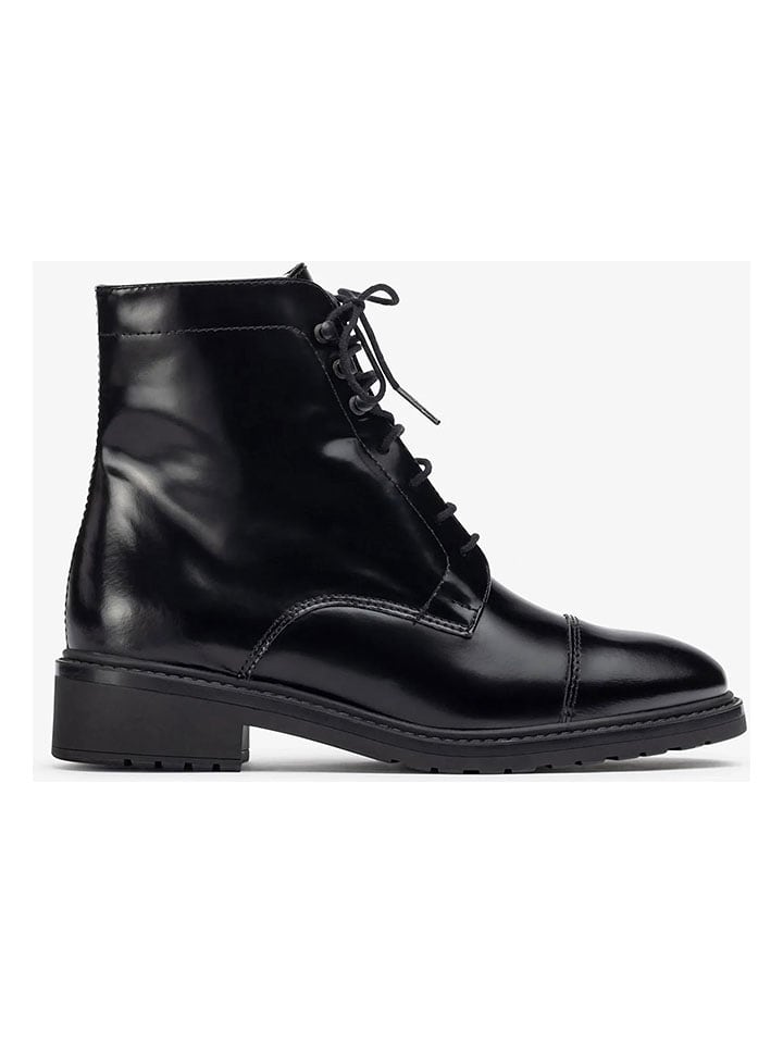 Unisa Leder-Boots "Eady" in Schwarz - 37