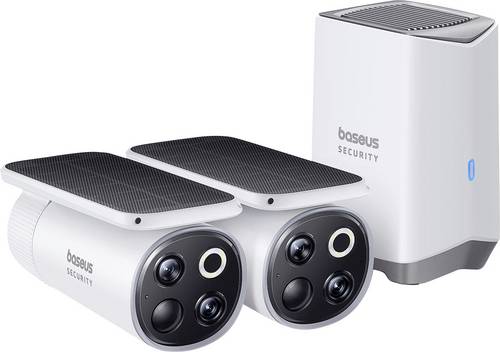 Baseus S1 Pro Outdoor Dual 3K 2-Cam Kit S0TX002131 IP-Überwachungskamera-Set 2er Set 2304 x 1296 Pixel