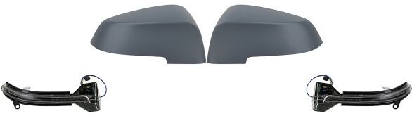 NP24 Spiegelkappe + LED-Spiegelblinker Links & Rechts passend für BMW 5er F10 F11
