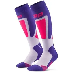 CEP Damen Socken ski thermo socks, tall, 4.0, Größe II in Lila Lila