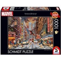 Thomas Kinkade Studios: Marvel - Deadpool, Snow Day, Puzzle 1000 Teile