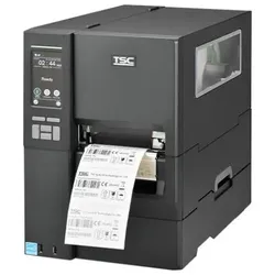 TSC MH241P, 8 Punkte/mm (203dpi), Rewinder, Disp., RTC, USB, RS232, Ethernet (203 dpi), Etikettendrucker, Schwarz