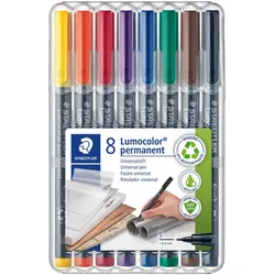 STAEDTLER Lumocolor Folienstifte-Set 0.4 mm Mehrfarbig