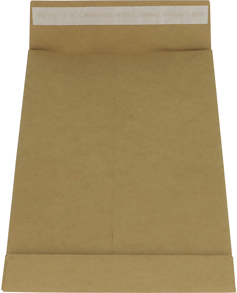 kaiserkraft Briefumschlag für DIN C4, Format DIN B4, Seitenfalte/Stehboden 40 mm, VE 100 Stk
