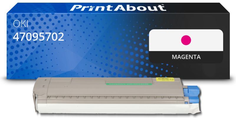 PrintAbout Toner kompatibel mit OKI 47095702 - Magenta