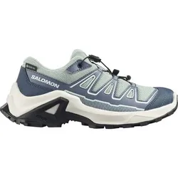 SALOMON Kinder Walkingschuhe SHOES X ULTRA GTX J Greenm/Grisai/Claqua, Größe 34 in Silber Silber