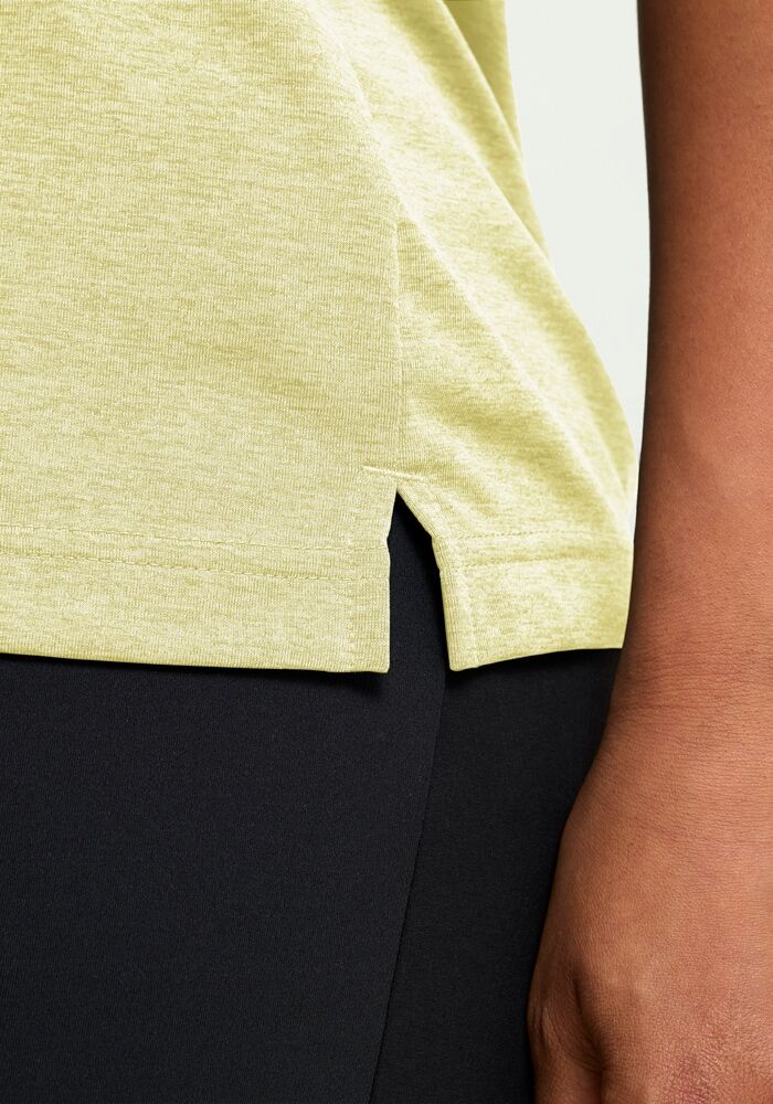 Tanktop JACK WOLFSKIN "WILDTRAIL TANK TOP W", Damen, Gr. XL (46), grün (daisy), Obermaterial: 100% Polyester, normal, Rundhals, Tops Tanktop, sportlicher Stil, ohne Verschluss, mit Rundhalsausschnitt daisy XL (46)