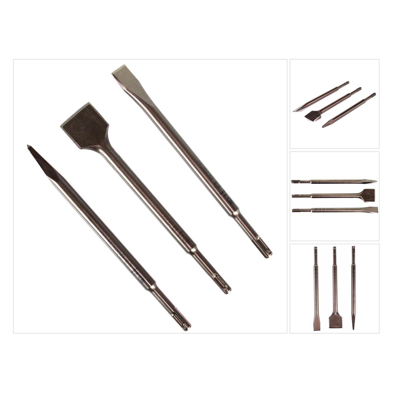 Bosch Zubehör Meissel-Set SDS plus, 3-teilig (2607019457)