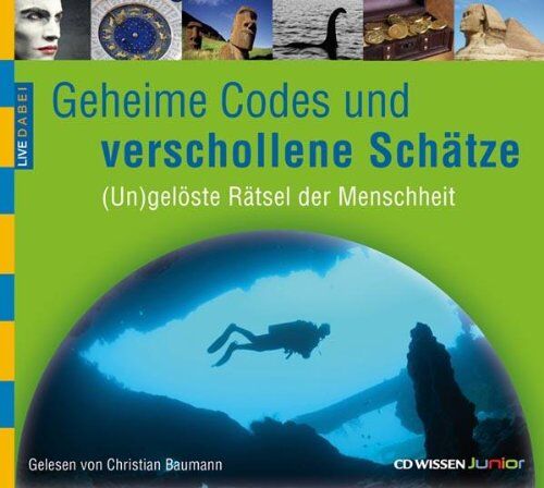 Bernd Flessner - CD WISSEN Junior - Live dabei - Geheime Codes und verschollene Schätze. (Un)gelöste Rätsel der Menschheit, 3 CDs - Preis vom 18.10.2026 19:22:15 h