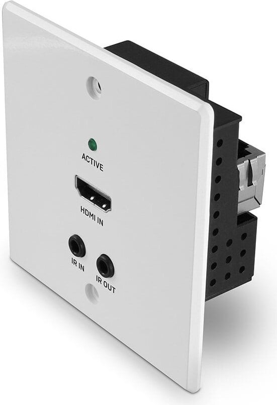 Lindy 38347 HDBaseT Wandplaat Extender Cat.6 HDMI 4K60 IR & RS-232 voor het verlengen van signalen