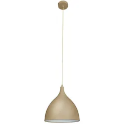 Pendelleuchte Hängelampe Deckenleuchte Esszimmerleuchte Metall Braun H 126 cm