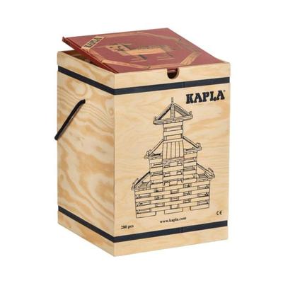 KAPLA® Holz-Koffer (280 Stück) inklusive Buch