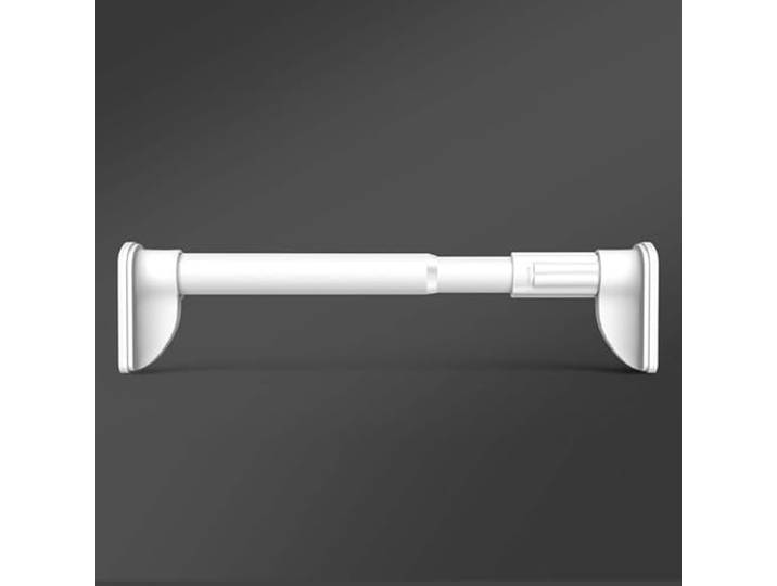 YYLMKMFC-UK Robuste, verstellbare Kleiderstange ohne Bohren, Verlängerung for hängende Kleiderstangen, Duschvorhangstangen Fenstervorhangstange Kleidungsstück(White,2.5~3.7m (98.4~145.6in))