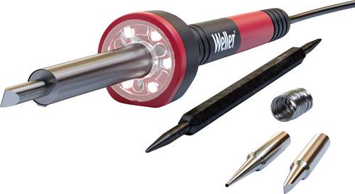 Weller WLIRK6023G Lötkolben-Set 230V 60W Konisch, Meißelform 427°C (max) inkl. Ablage, inkl. Lötzinn, inkl. LED-Beleuchtung