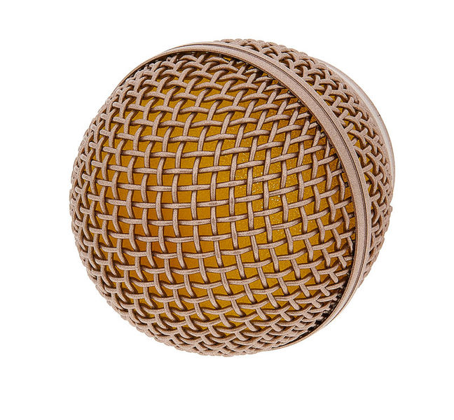 the t.bone SM58 Replacement Screen Gold oro