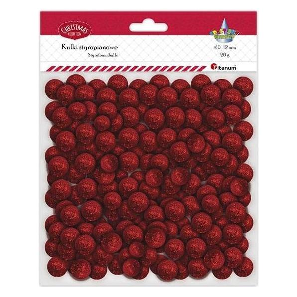 Titanum Styroporkugeln, rote Mischung, 20g (48985055)