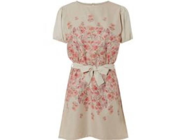 ESMARA® Mini-robe effet lin femme (beige)