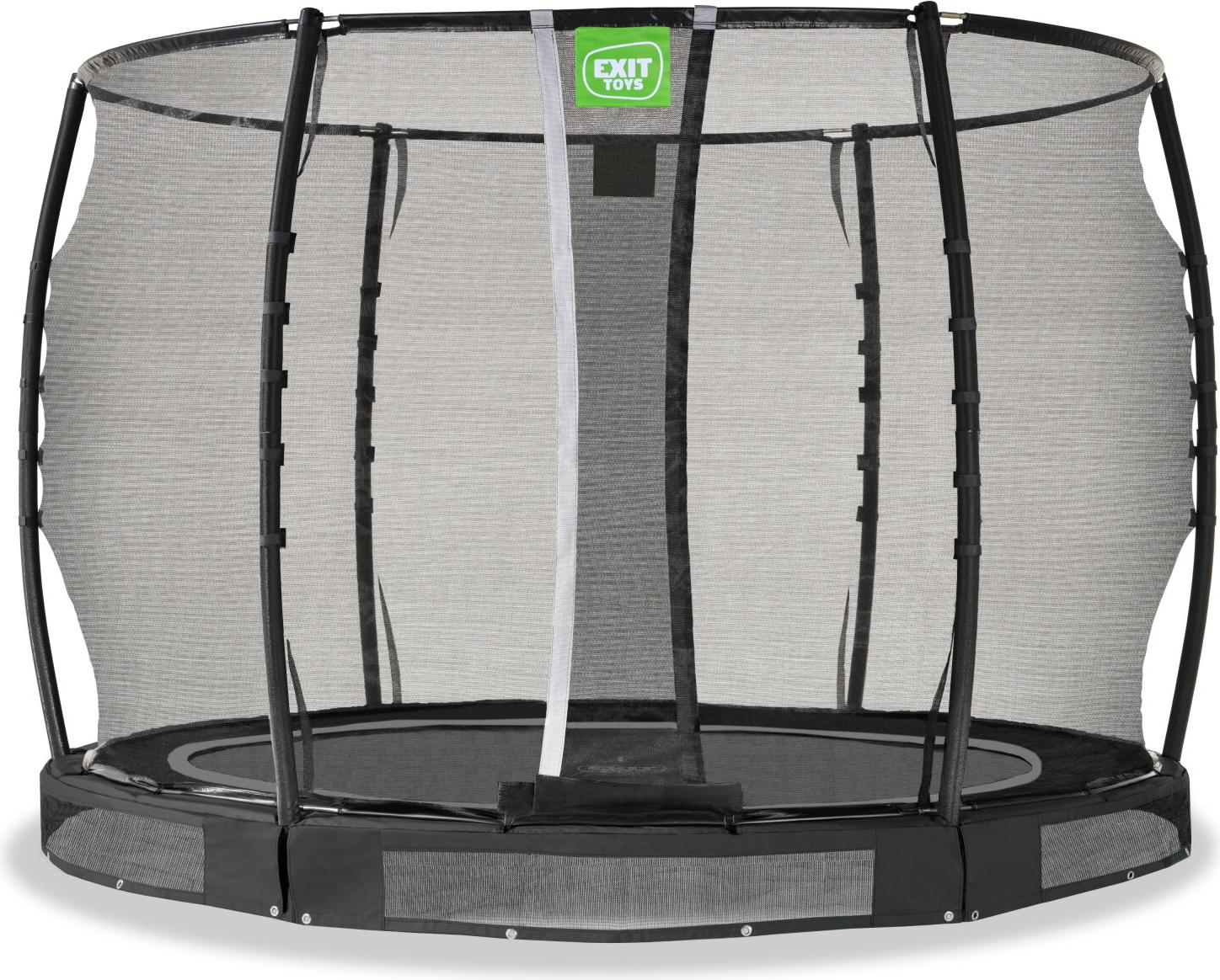 EXIT Allure Premium Trampolin ø305cm, Bodentrampolin, Schwarz