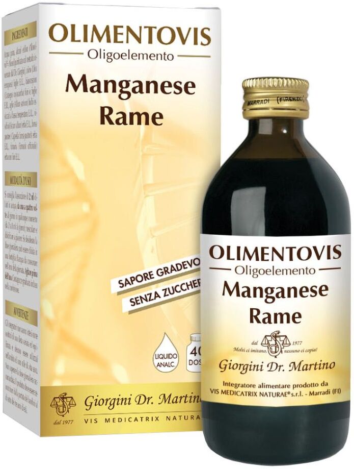 DR.GIORGINI SER-VIS Srl Olimentovis Manganese Rame, 200 ml