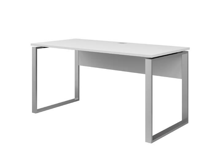 Bureau Donava 150cm Blanc/Gris/Blanc