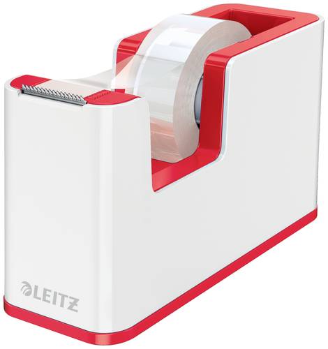 Leitz Klebeband-Abroller Weiß-Rot Rollenbreite (max.): 19mm Rollenlänge (max.) 33m nachfüllbar
