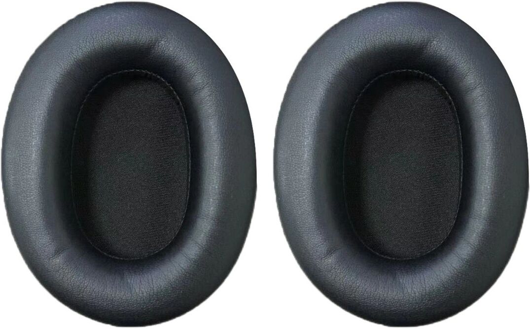 INF Ersatz-Ohrpolsterbezüge kompatibel mit Sony INZONE H5 Kopfhörern, schwarzes Proteinleder-Set