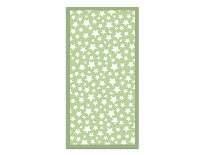 Tapis vinyle étoiles vert 120x160cm