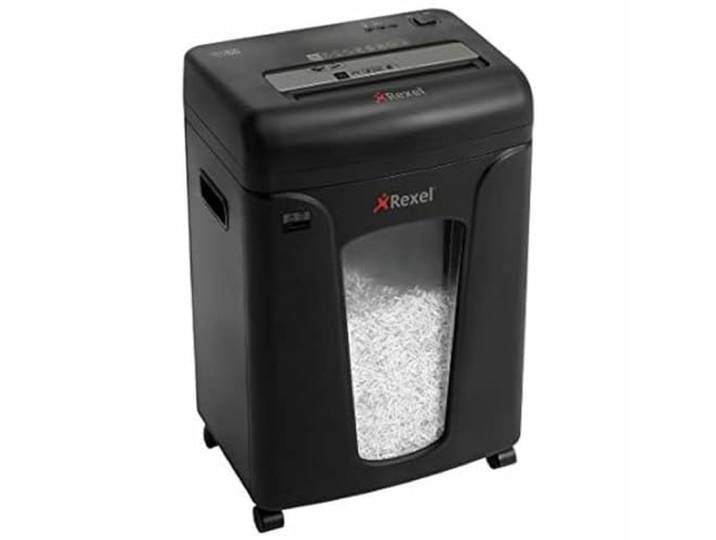 Rexel REM820 Aktenvernichter, Mikroschnitt, Manueller Einzug, 21L Abfallbehälter, 8 Blatt Kapazität, Schwarz, 2104010EU