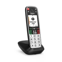 Gigaset EASY 500 sw, Telefon, Silber, Schwarz