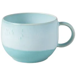 6er-Set like. by Villeroy & Boch Kaffeetasse Perlemor 190 ml Premium Porcelain Blau Aqua