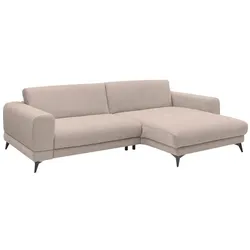 set one by Musterring Ecksofa Midland Stoff Beige Mandel