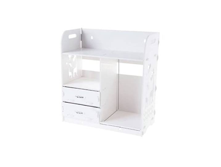 Jkghdrt Highboard Grau Sonoma 70x35x180 cm Holzwerkstoff mit Tür Stauraumschrank, Holzwerkstoff, glatte Oberfläche, pflegeleicht, Wandmontage erforderlich, Montagematerial nicht enthalten