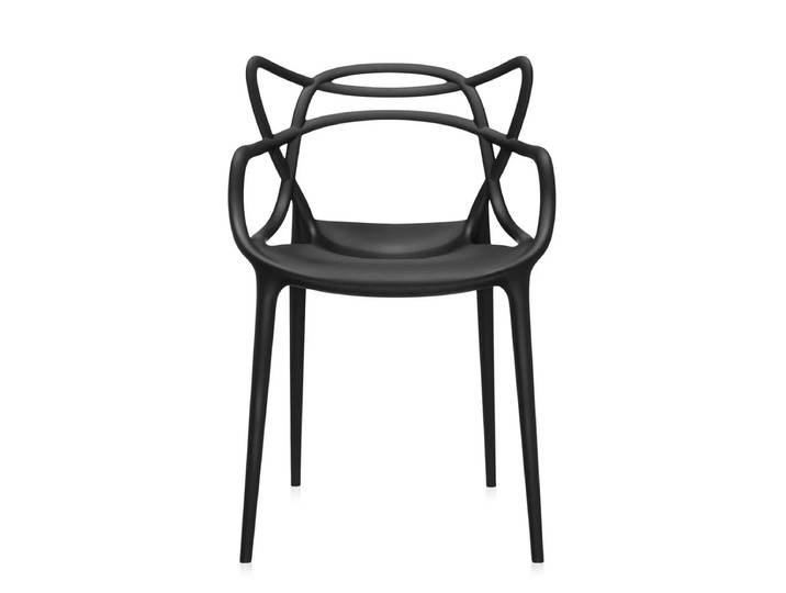 Kartell - Masters Stuhl, schwarz