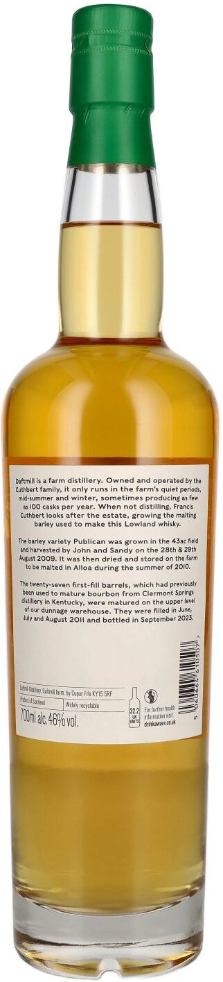Daftmill Lowland Single Malt Summer Batch Release 2011 46% Vol. 0,7l