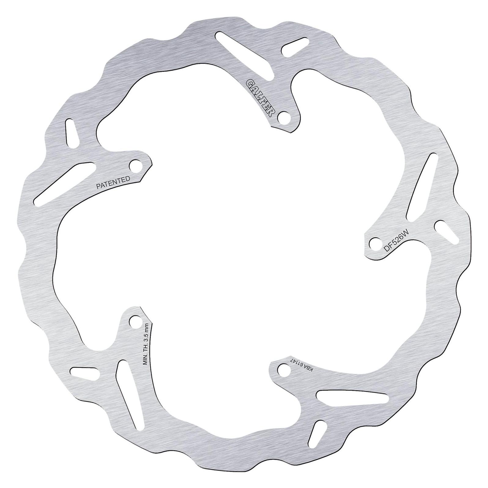 Galfer Bike Premium Front Galfer Disc Yamaha YZF125R 08-. Edelstahl, hochkohlenstoffreich, korrosionsbeständig (DF526W)