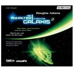 Per Anhalter durch die Galaxis 2, Hörbücher von Bruno Ganz, Hartmut Kirste, Frank Duval, Rolf Boysen, Otto Sander, Douglas Adams