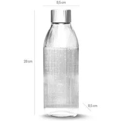 Mysoda 1 liter - Glas - Klar, Wassersprudler Zubehör, Transparent