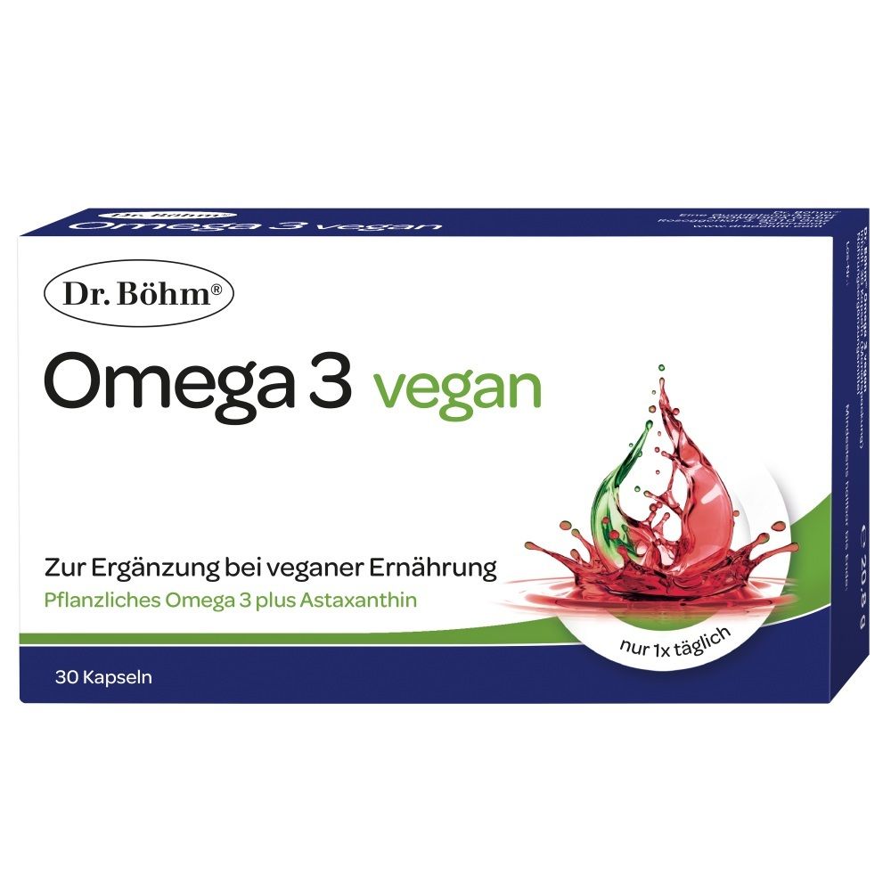 Dr.boehm Omega 3 KPS Vegan 30 St Kapseln