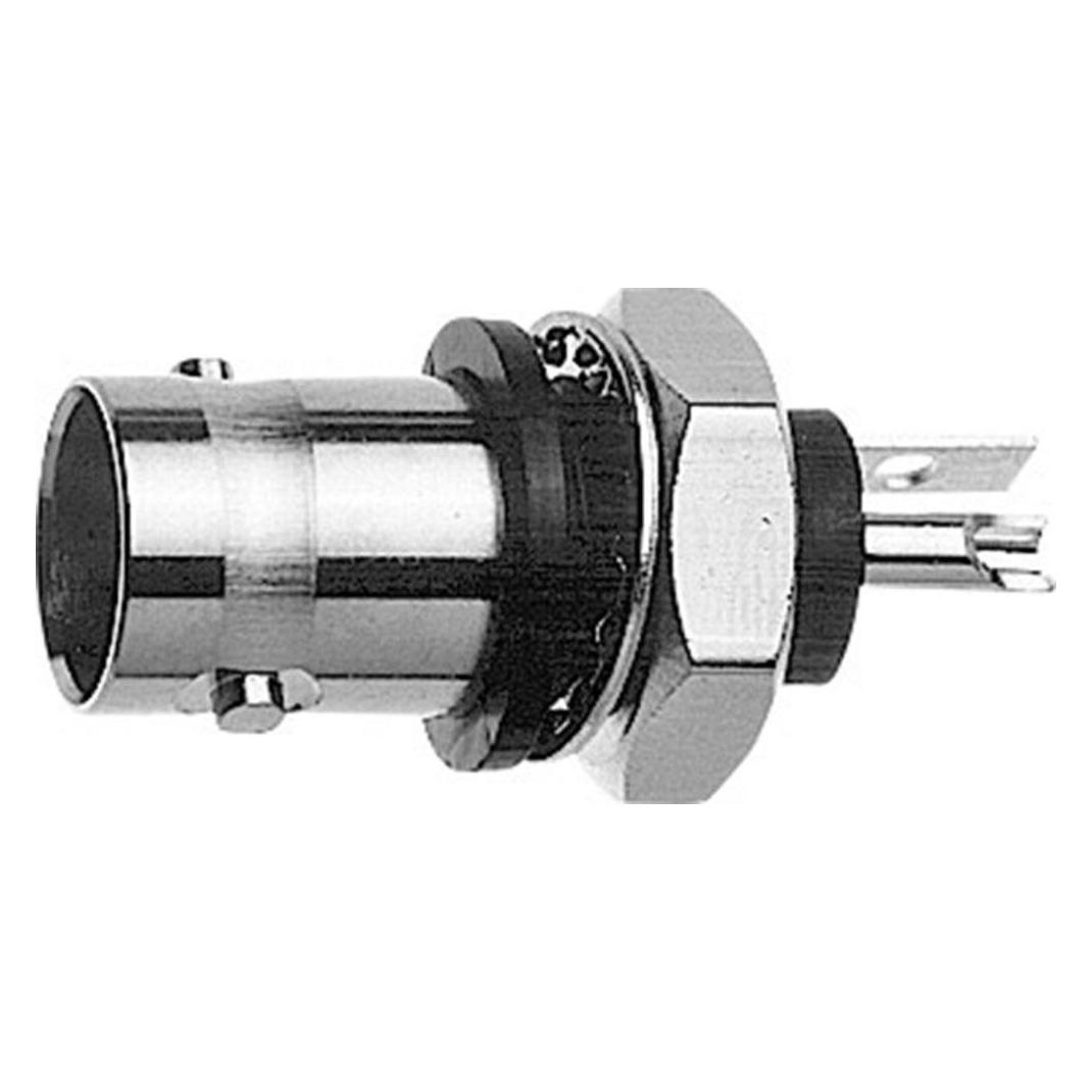 Telegärtner BNC-Einbaubuchse, isoliert 50 Ohm, mit Isolierflansch rot, Z01 (J01001C0043)