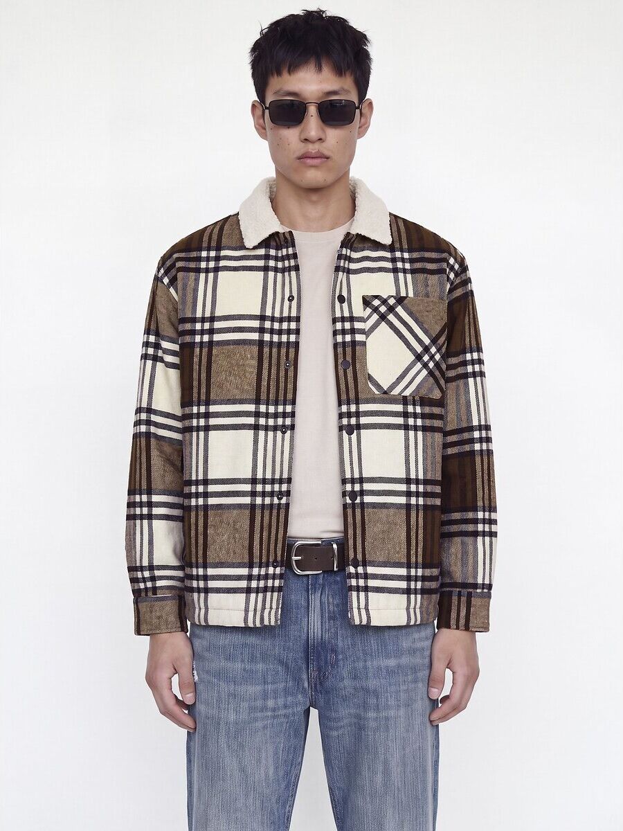 JACK & JONES Surchemise à intérieur sherpa