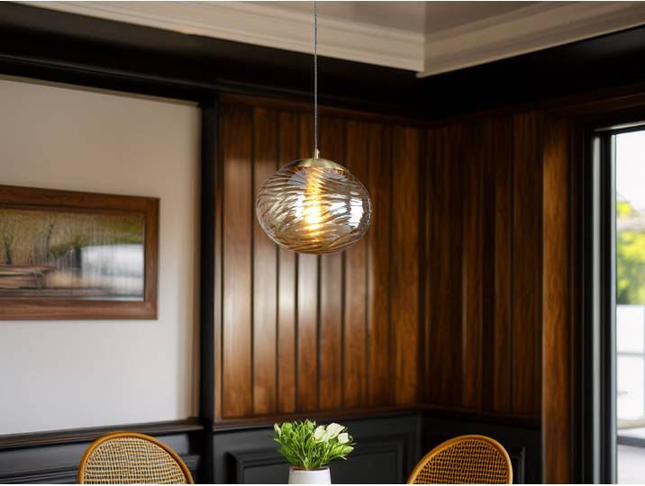 LUCE Design Nereide Pendelleuchte E27 Champagnerfarben