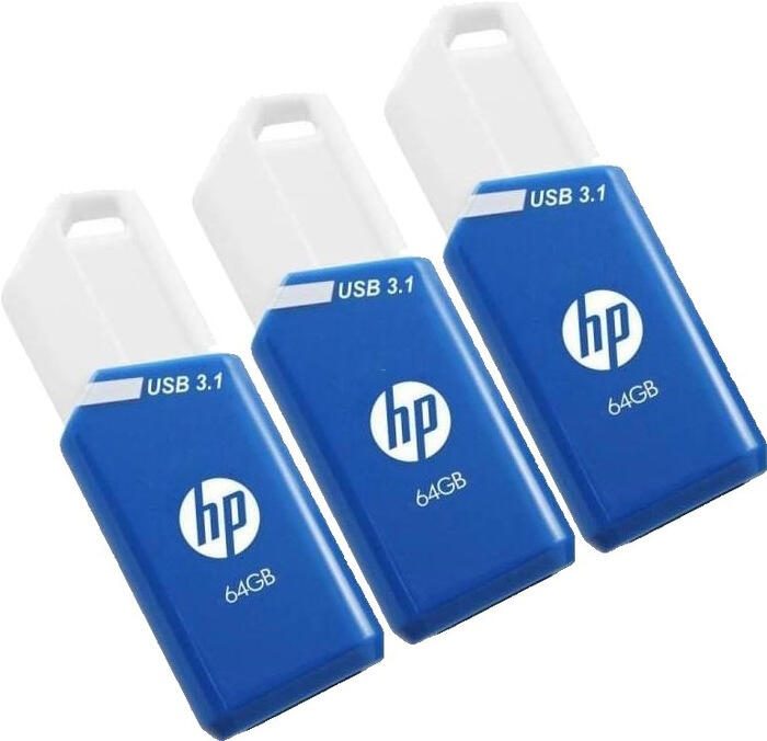 HP Inc. HP x755w Triple Pack USB-Stick 64 GB P-HPFD755W64X3-GE