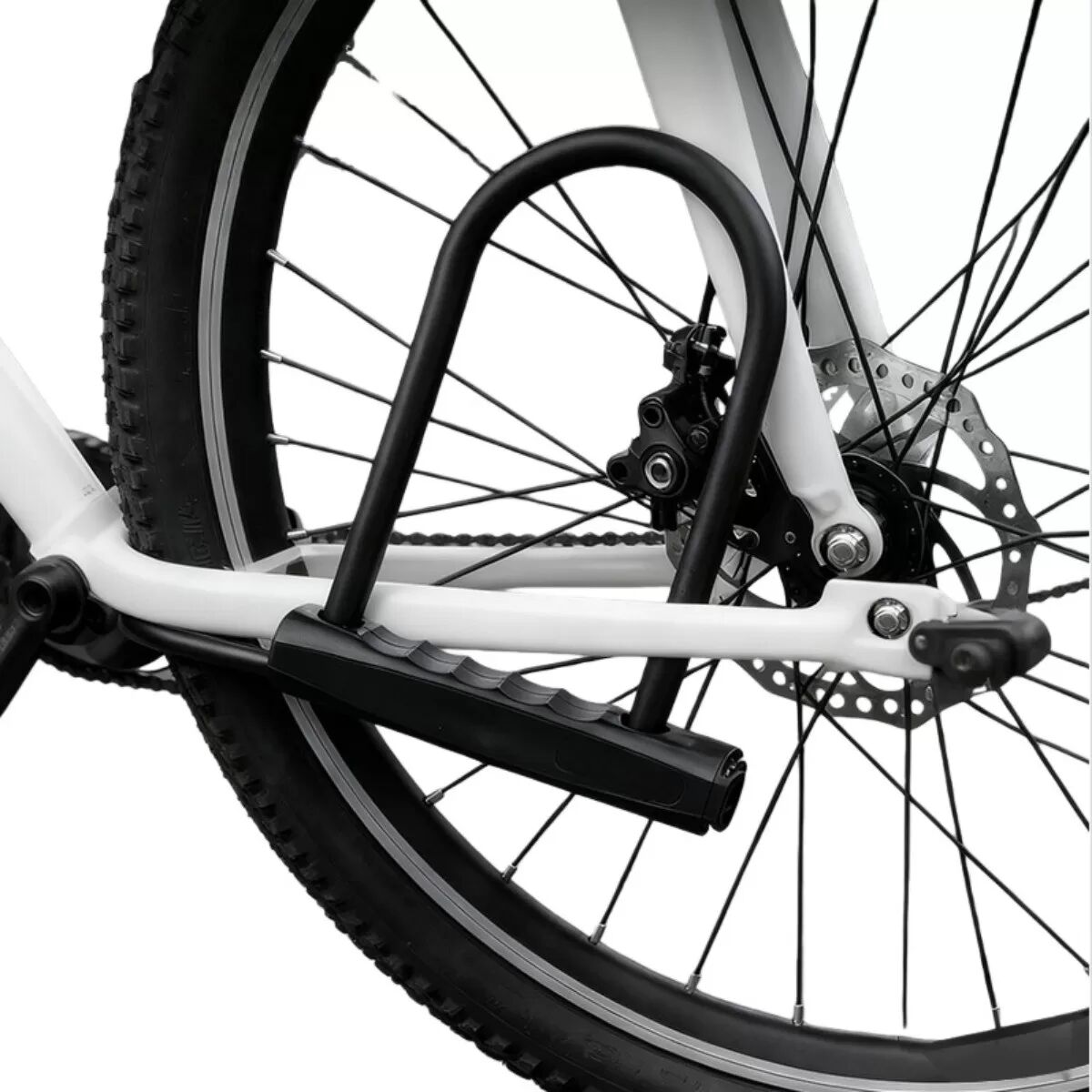 INF Antivol Vélo en U Robuste : Serrure à Clé Solide, Antivol pour VTT