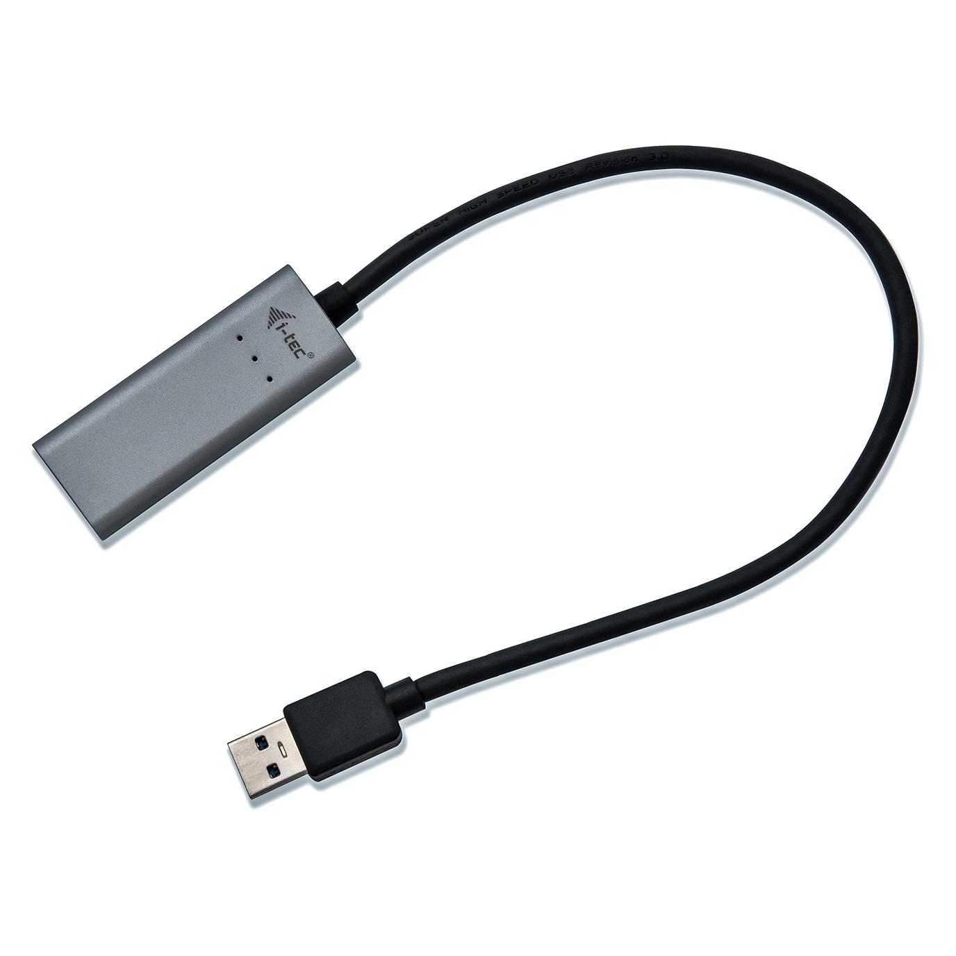 i-tec USB 3.0 Metal GLAN Adapter (USB 3.0, RJ45 (1x)) (U3METALGLAN)